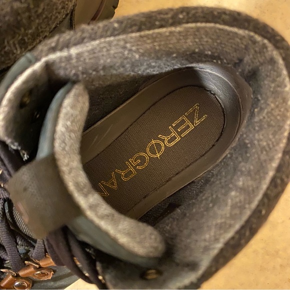 Cole Haan Women's Zerogrand Waterproof Hiking‎ Boots Ankle Nubuck Size 6 Black - Picture 11 of 14